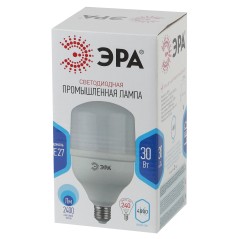 LED лампа POWER T100-30W-4000-E27 (диод, колокол, 30Вт, нейтр, E27)