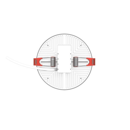 Светильник светодиодный ДВО 17 Вт 1600 лм 4000К AC 220В IP20 круг D119х29мм монт d95мм Алюминий безр