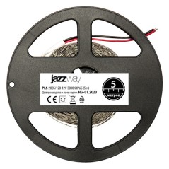 Лента PLS 2835/120-12V 3000K IP65 -5m (теплый белый) Jazzway