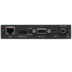 Приемник HDMI, RS-232 и ИК по витой паре HDBaseT, 4K60 4:2:0, до 70 м.