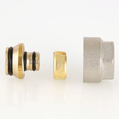 Соединитель обжимной 16 (2.0)x3/4' EK для металлопластиковой трубы