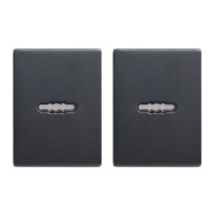 Накладка для сув/м (пара) БУЛАТ НДС 02.02 ФЕРОНА матовый черный
