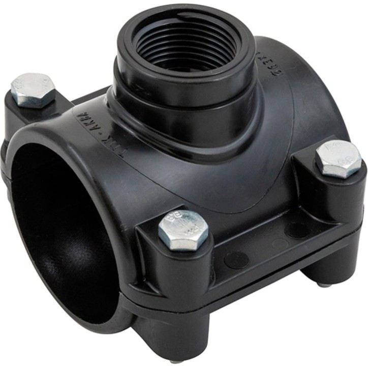 Седелка ПЭ 32 - 1/2' (крепление-болт)