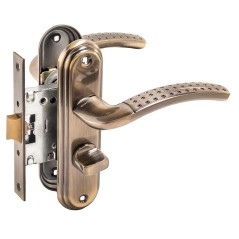 БУЛАТ ЗЩ1-Д01.01 (П) АЛЬФА бронза ПРАВАЯ ВНУТР/ЛЕВАЯ НАРУЖНЯЯ с фиксацией Защелка (12)