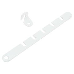 Ограничитель открывания окна Кунгур полимер белый (металл.) (100,10!!!) ,