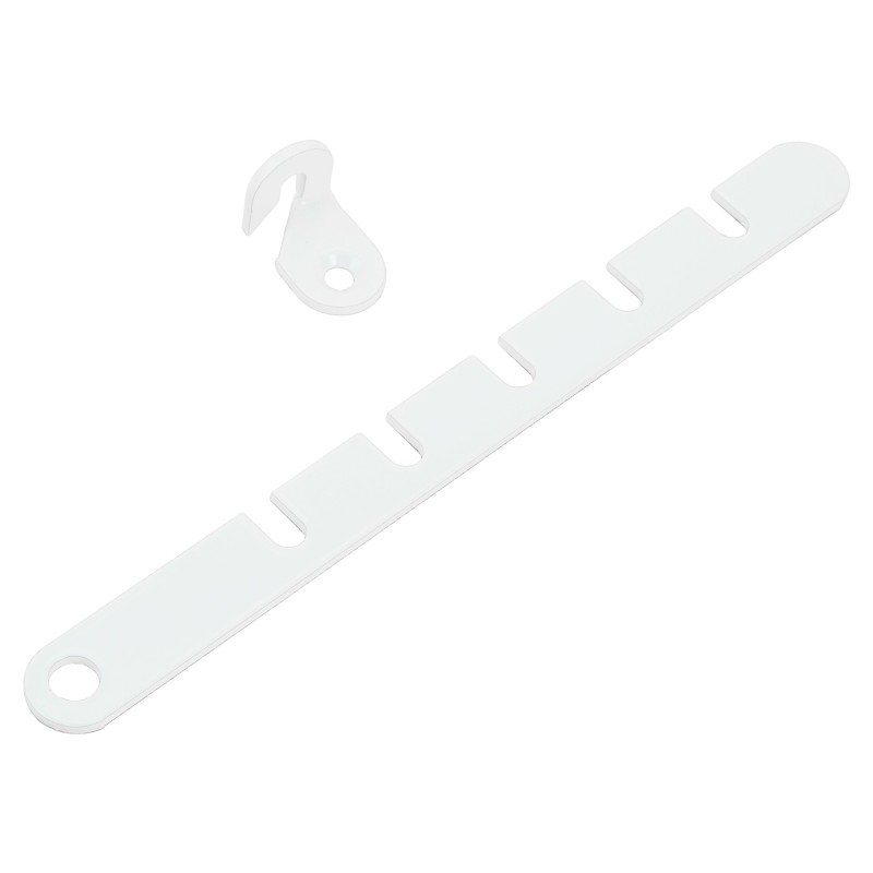 Ограничитель открывания окна Кунгур полимер белый (металл.) (100,10!!!) ,