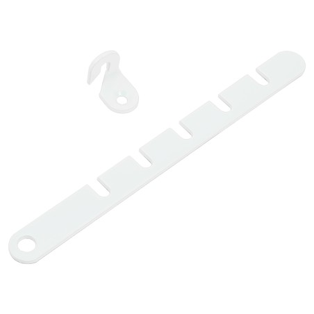 Ограничитель открывания окна Кунгур полимер белый (металл.) (100,10!!!) ,