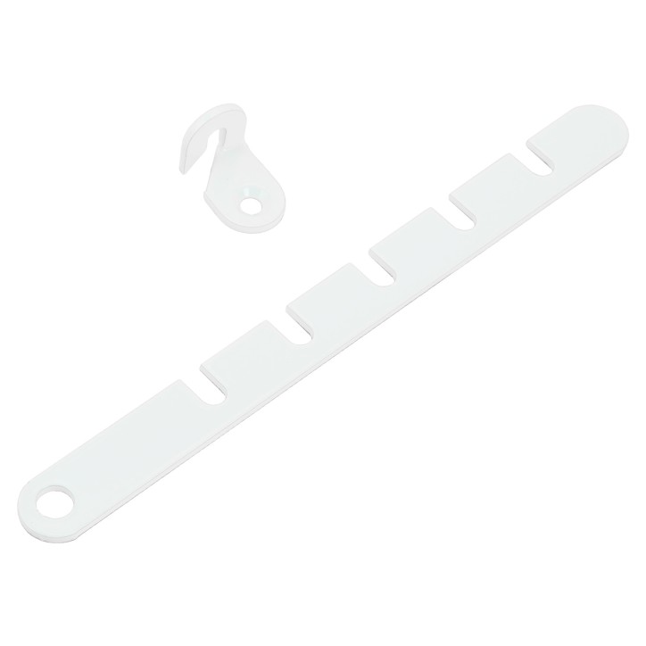 Ограничитель открывания окна Кунгур полимер белый (металл.) (100,10!!!) ,