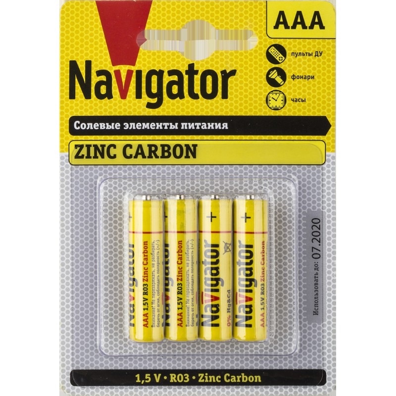 Батарейка NBT-NS-R03-BP4