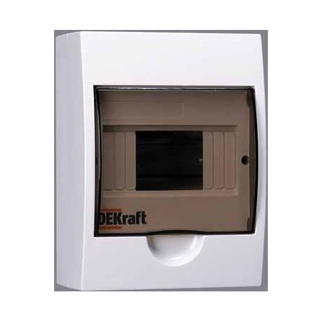 Щит распределительный навесной ЩРн-П-6 IP41 пластиковый прозрачная дверь