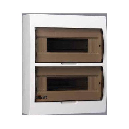 Щит распределительный навесной ЩРн-П-24 IP41 пластиковый прозрачная дверь