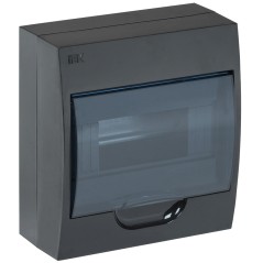 KREPTA 3 Корпус пластиковый ЩРН-П-8 IP41 черный IEK