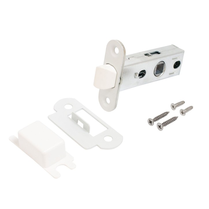 АЛЛЮР АРТ L45-8-PR18 W матовый белый пластик овал.торц.планка18мм б/ручек Защёлка (100) АЛЛЮР АРТ L45-8-PR18 W матовый белый пластик овал.торц.планка18мм б/ручек Защёлка (100)