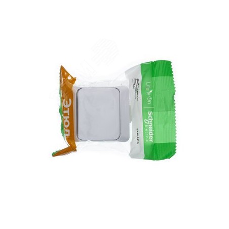 ЭТЮД Выключатель одноклавишный наружный IP44 белый