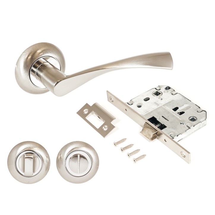 АЛЛЮР АРТ ОСКАР SN+L7050S SN+BK-R1 SN (1380/S7050) мат.никель Комплект ручка и защелка с фикс (20) АЛЛЮР АРТ ОСКАР SN+L7050S SN+BK-R1 SN (1380/S7050) мат.никель Комплект ручка и защелка с фикс (20)