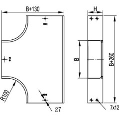 Кабель-канал 80х60 ТА-GN IN-Liner