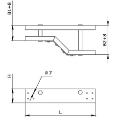 Кабель-канал 80x40 белый TA-G IN-Liner