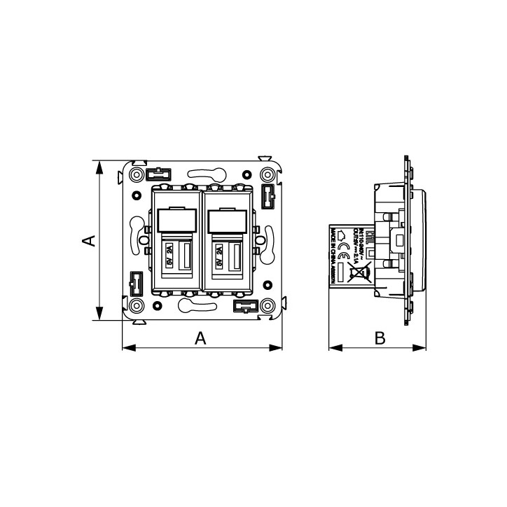 Кабель-канал 200х80 ТА-GN IN-Liner
