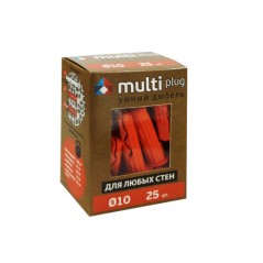 Дюбель универсальный ЕВРОПАРТНЕР Multi Plug 10x40mm оранжевый (25шт)