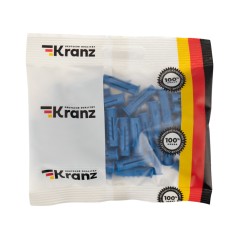 Дюбель распорный 8х30мм, синий, полипропилен, пакет (50 шт/уп) KRANZ