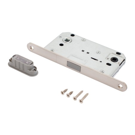 Защёлка магнитная АЛЛЮР АРТ 5300-MC-WC SN мат.никель с фиксатором