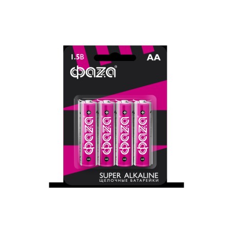 Элемент питания LR 6 (AA) Super Alkaline блистер, 4 шт.