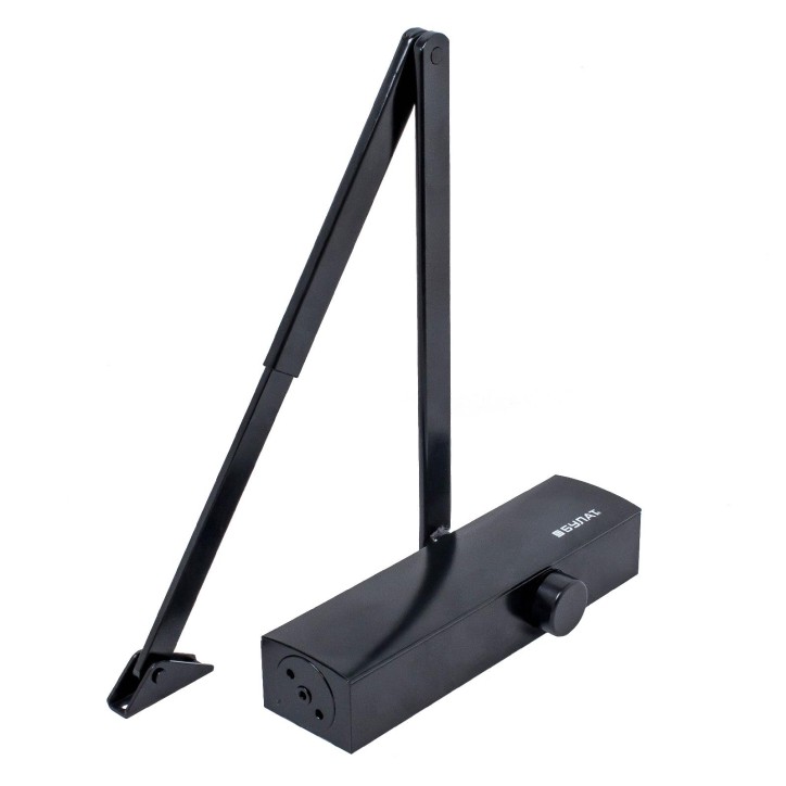 БУЛАТ Доводчик дверной ДД 812/5 С-B (25-120 кг) черный (10)