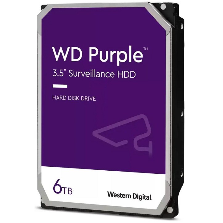 Жесткий диск 6Tb Purple 3.5'', SATAIII, 5400 об/мин, 256 МБ