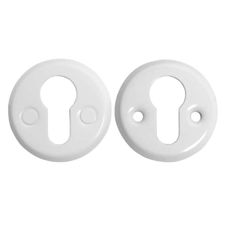 Накладка для ц/м АЛЛЮР 016PZ-50 WW белый для финских дверей Накладка для ц/м АЛЛЮР 016PZ-50 WW белый для финских дверей