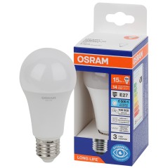 Лампа светодиодная LED 15Вт Е27 6500К 1521Лм груша 220В (замена 150Вт) OSRAM