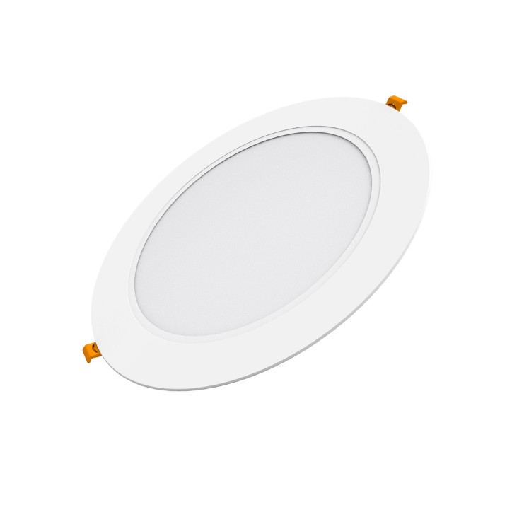 Светильник Gauss Elementary Downlight круг 26W 2250m 4000K 170-260V IP20 220*26 монтаж белый LED 1/40