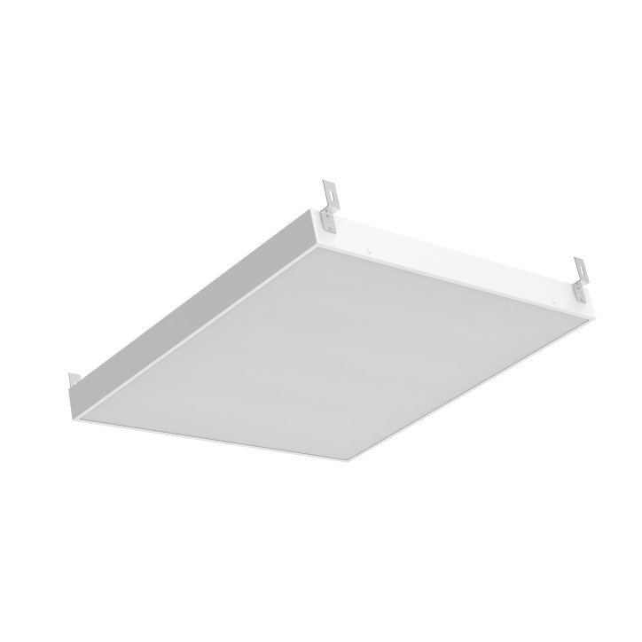 Светильник светодиодный ДВО 30 Вт 3000 лм 4000К AC 220В IP40 588х588х50мм матовый опал для потолков