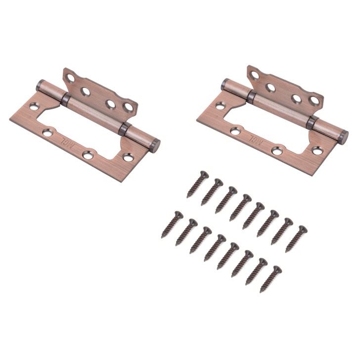 MCL 4*3*2 мм AC КОРОБКА 2мм медь Петля накладная без врезки 2 шт (50) MCL 4*3*2 мм AC КОРОБКА 2мм медь Петля накладная без врезки 2 шт (50)