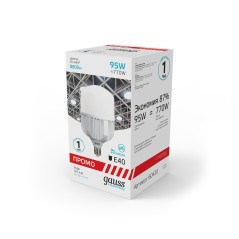 Лампа светодиодная LED 95 Вт 8800 лм 4100К цилиндр Т160 нейтральный E40 AC 220В PROMO Elementary Gau