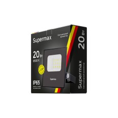 Прожектор светодиодный Supermax 20Вт 2000 Лм IP65 6500К