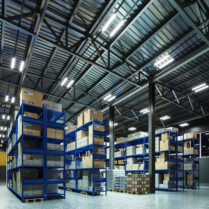 Светильник промышленный линейный ДСП 24 Вт 2500 лм 6500К AC 220В IP65 1277х29х29мм матовый сквозная Светильник промышленный линейный ДСП 24 Вт 2500 лм 6500К AC 220В IP65 1277х29х29мм матовый сквозная