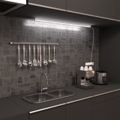 Светильник линейный светодиодный ДБО 15 Вт 1340 лм 6500К AC 220В IP20 1175х22х36мм крепления провода