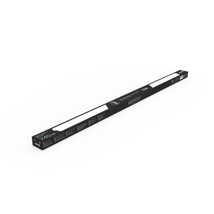 Светильник линейный светодиодный ДБО 10 Вт 740 лм 4000К AC 220В IP20 561х22х36мм крепления провода и