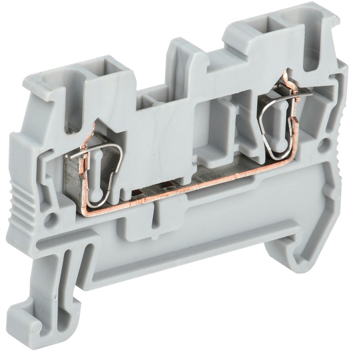 Клемма пружинная КПИ 2в-2,5 31А серый Клемма пружинная КПИ 2в-2,5 31А серый