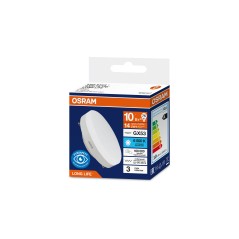 Лампа светодиодная 10Вт 1000Лм 6500К GX53 170-250В OSRAM LONG LIFE