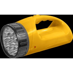 Фонарь светодиодный NPT-SP13-ACCU 12+18LED 90лм 50м аккумуляторный прожектор+кемпинг пластик 1.1Ач
