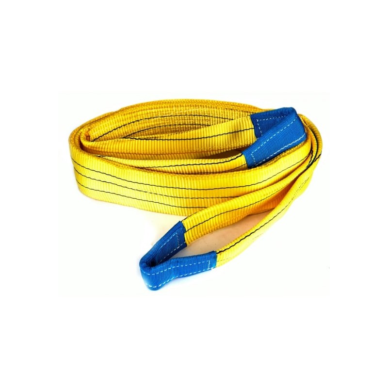 Строп текстильный двухпетлевой длиной 4м Исполнение 3 для поднятия грузов до 3т