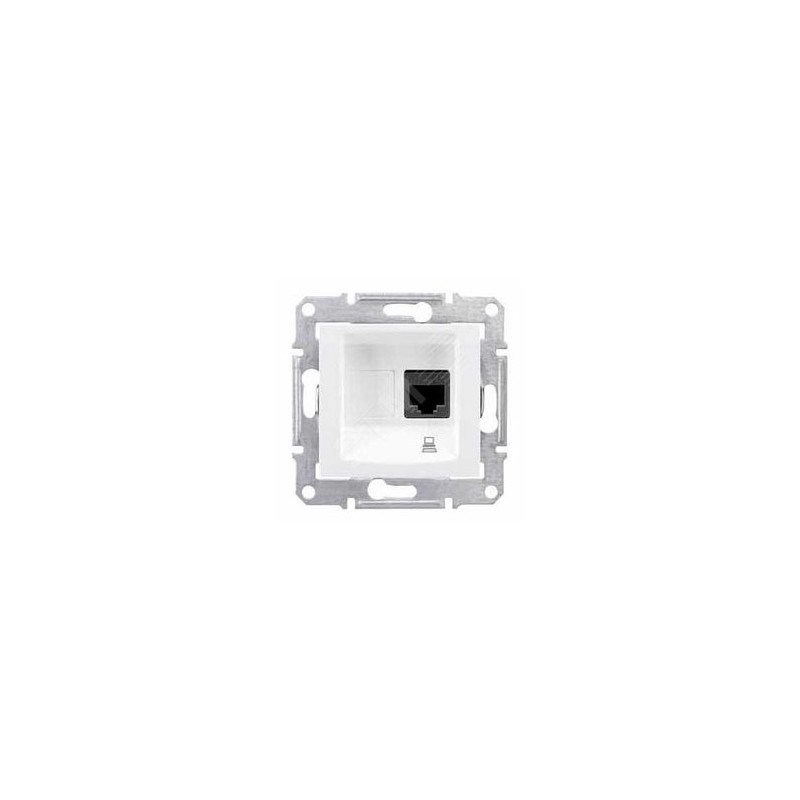 Sedna Розетка компьютерная RJ45 категория 5e в рамку белая