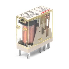 Реле RFT2CO730LT Реле, 2CO, 8A(250VAC-30VDC), 230VAC, LED, мех. инд., тест-кнопка(600 шт)