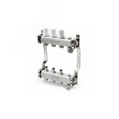 Блок коллекторный с регулировочными клапанами 3 выхода, 230 мм, 1X3/4