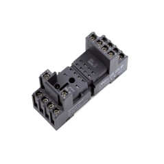 Цоколь SKB14-E, 10A(300V),винтовой зажим, черный, на рейку DIN35-панель, для RKE, RKF, R4N, MY4, 55.