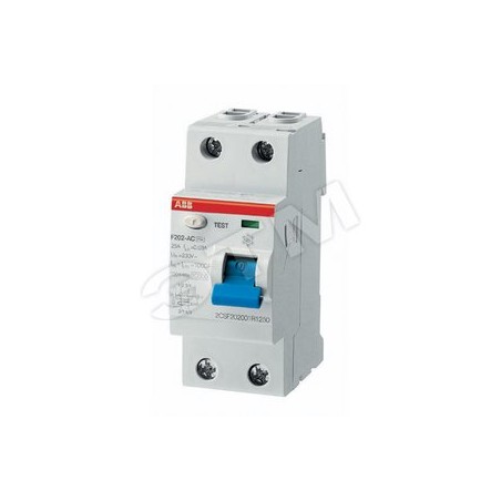 Выключатель дифференциального тока (УЗО) 2п 16А 10мА F202 АС