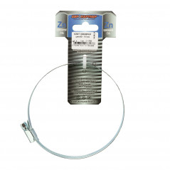 Хомут червячный обжимной оцинкованный 90-110 (1 шт.)