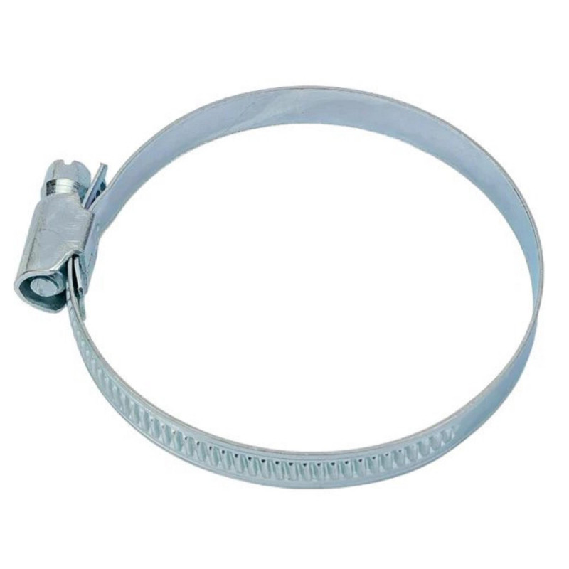 Хомут червячный обжимной оцинкованный 50-70 (2 шт.)