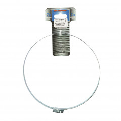 Хомут червячный обжимной оцинкованный 150-170 (1 шт.)